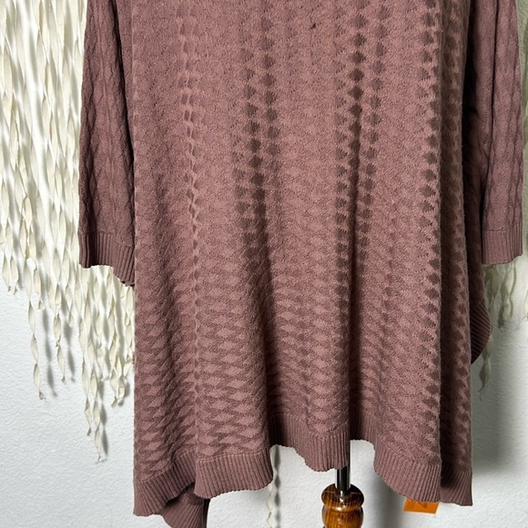 Lululemon Topaz Textured Poncho Wrap Viscose/Tencel/Cashmere Blend O/S - Picture 3 of 8